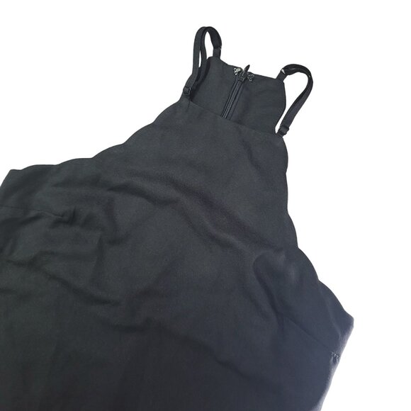 Lulus NWT Endlessly Endearing Halter Mini Party Dress black XXS scalloped hem - Picture 5 of 5